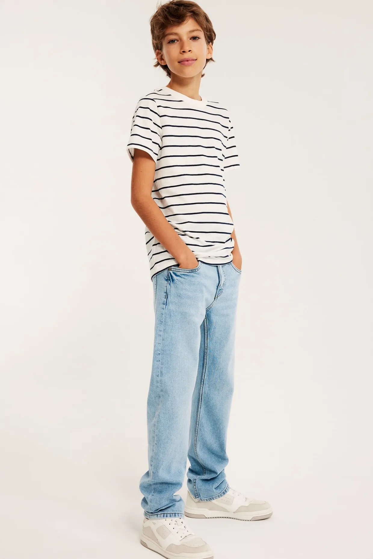 Straight jeans mid waist