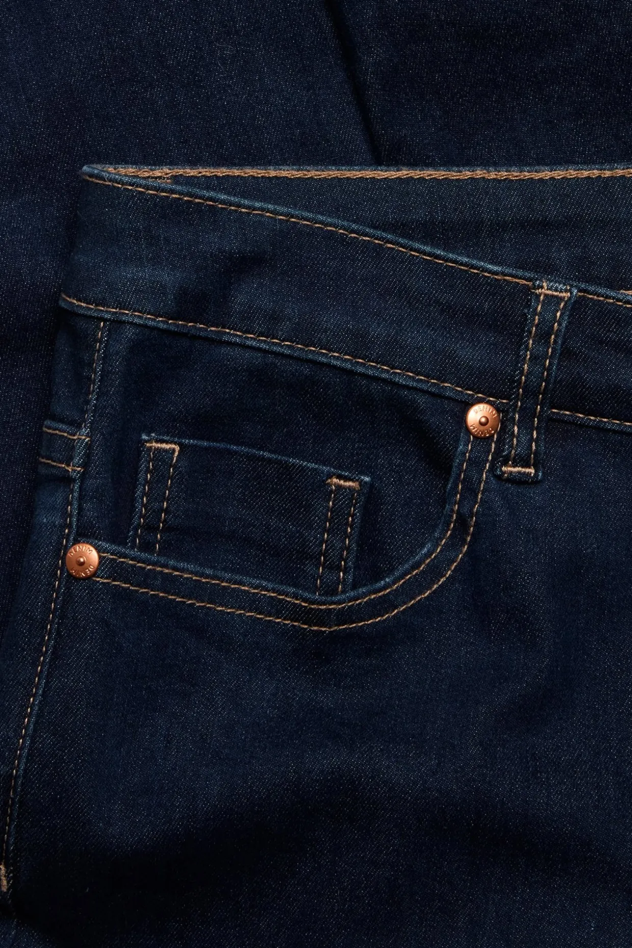 Straight jeans mid waist long leg