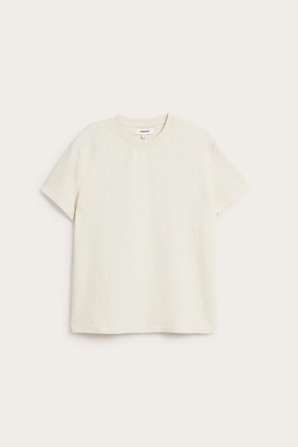 Strukturmönstrad t-shirt regular fit