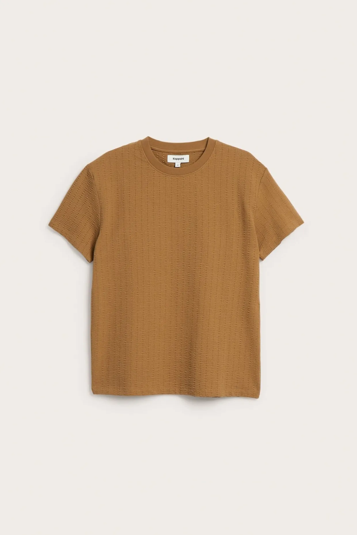 Strukturmönstrad t-shirt regular fit