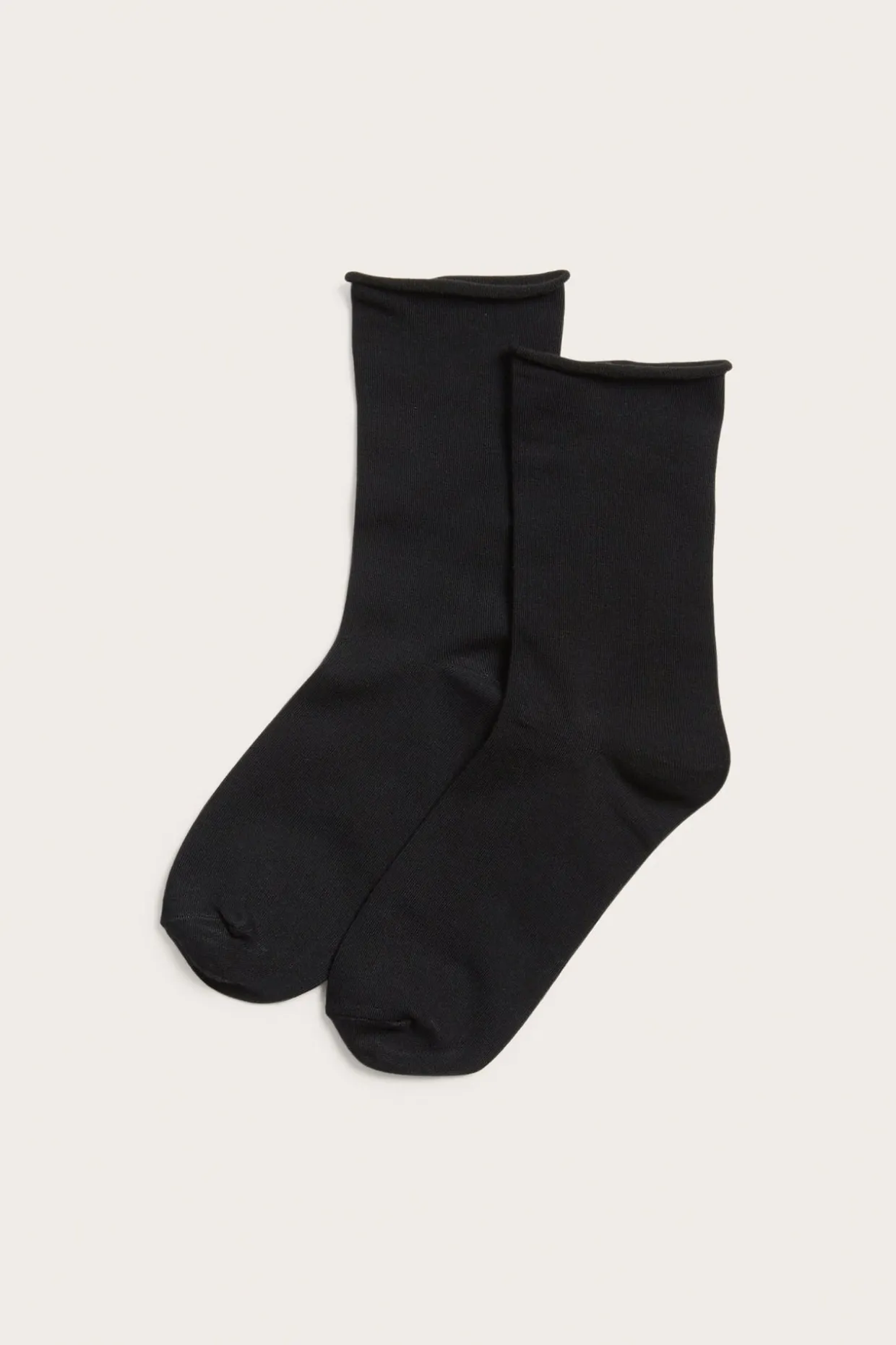 Strumpor med rullad kant 2-pack