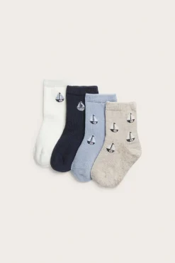 Strumpor med segelbåtar 4-pack