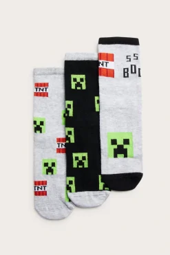Strumpor Minecraft 3-pack