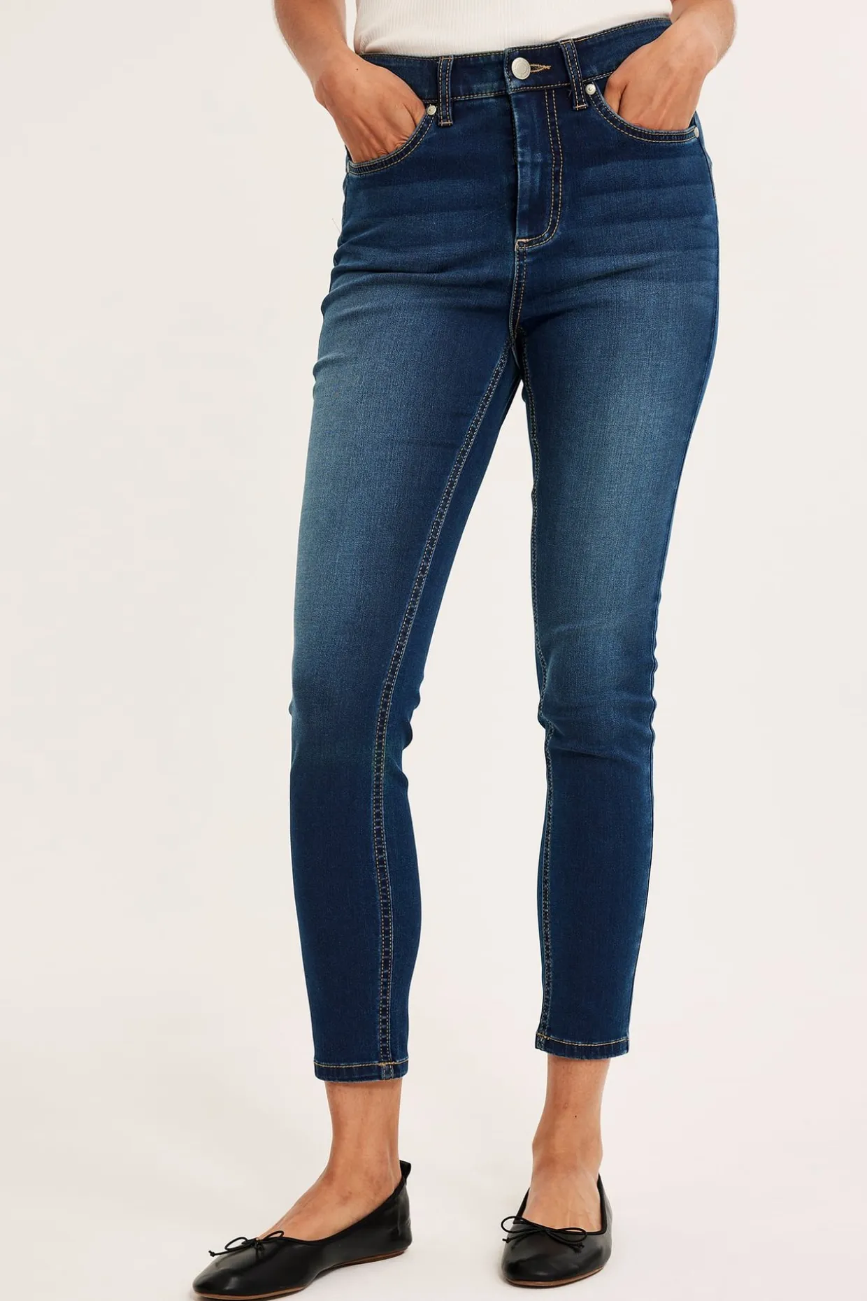 Super slim jeans short leg