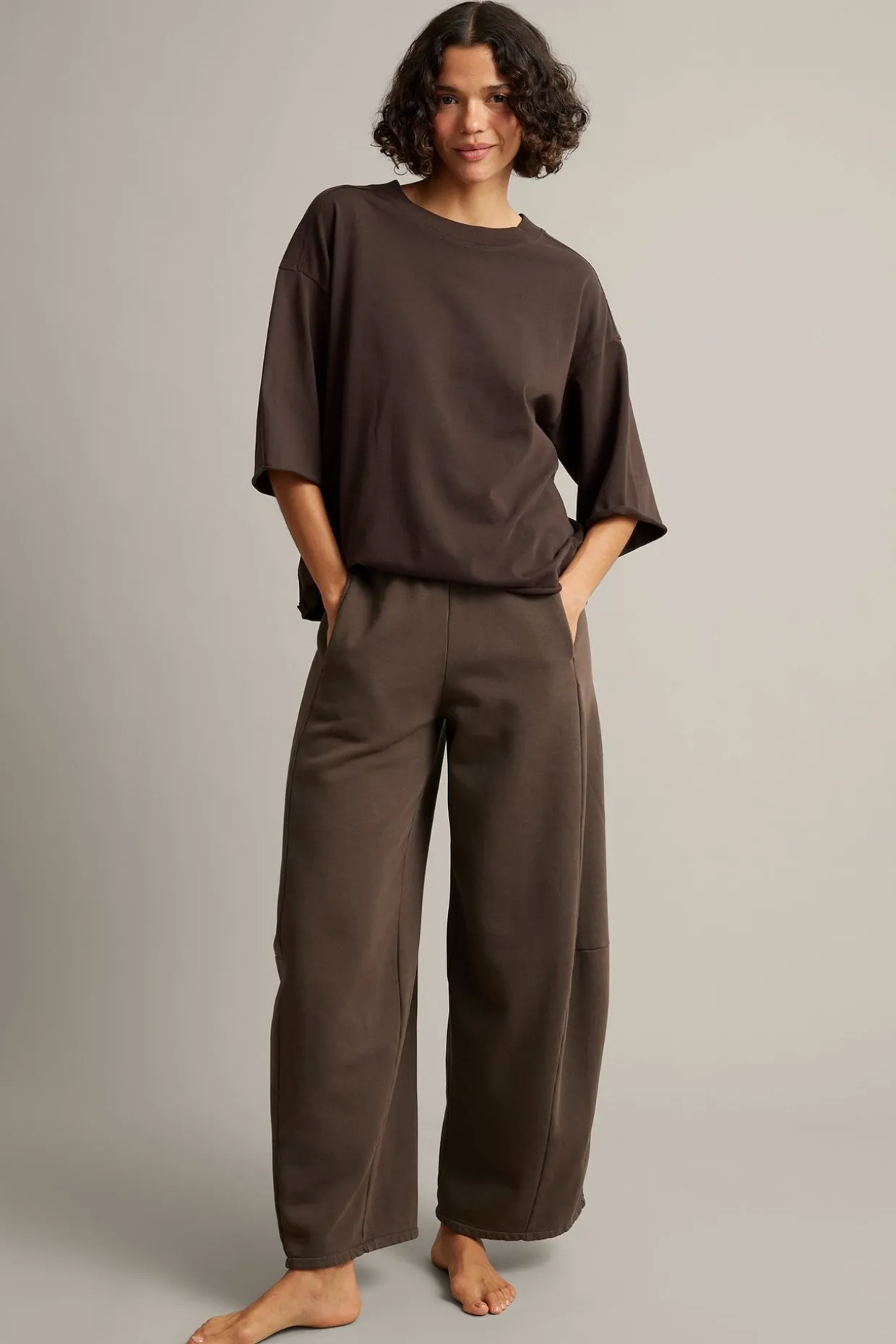 Sweatpants barrel fit