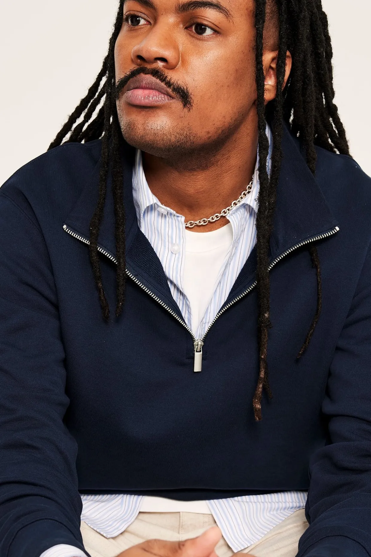 Sweatshirt half-zip