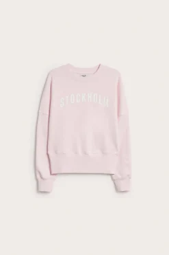 Sweatshirt med bred mudd