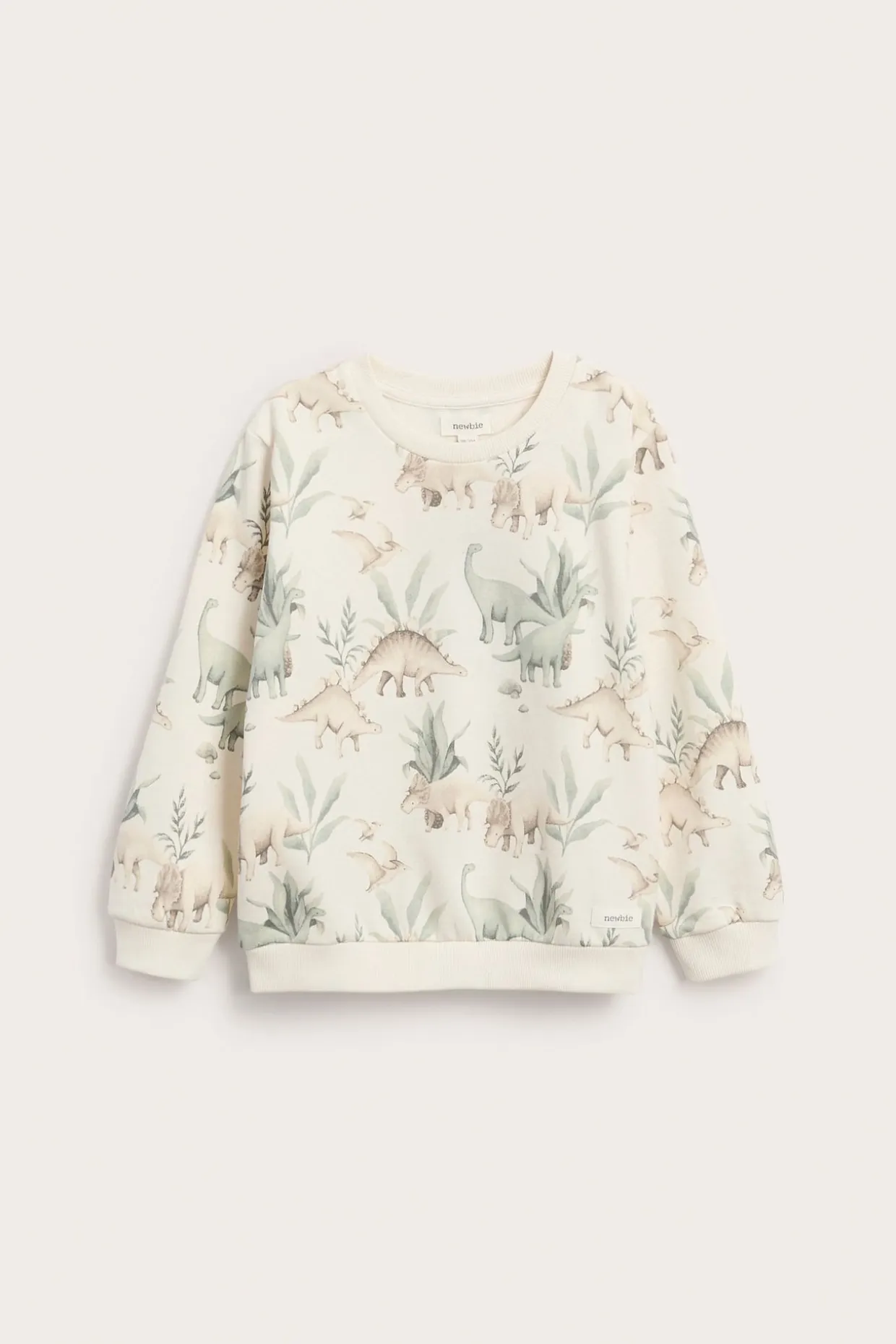 Sweatshirt med dinosaurier