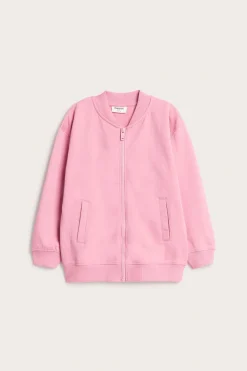 Sweatshirt med dragkedja