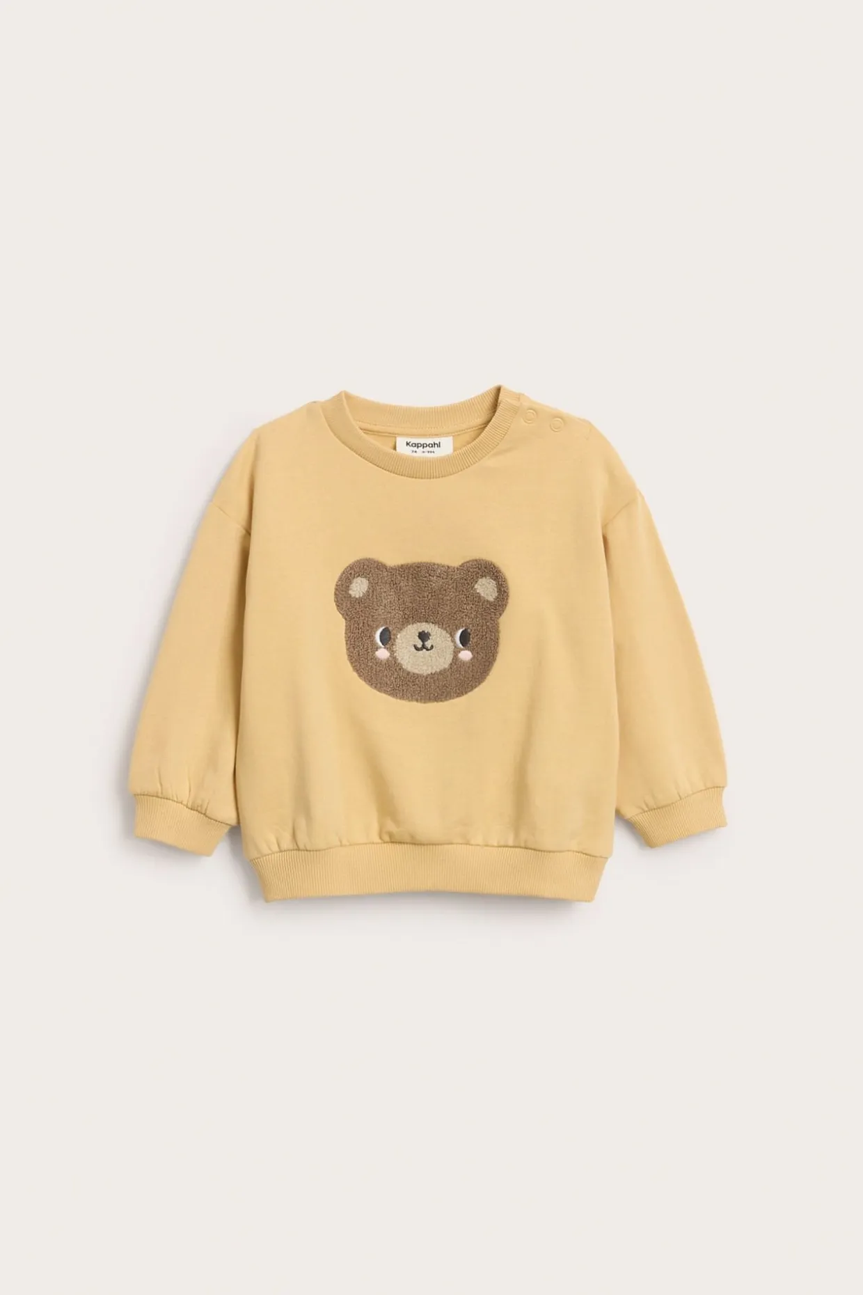 Sweatshirt med nallebjörnsmotiv