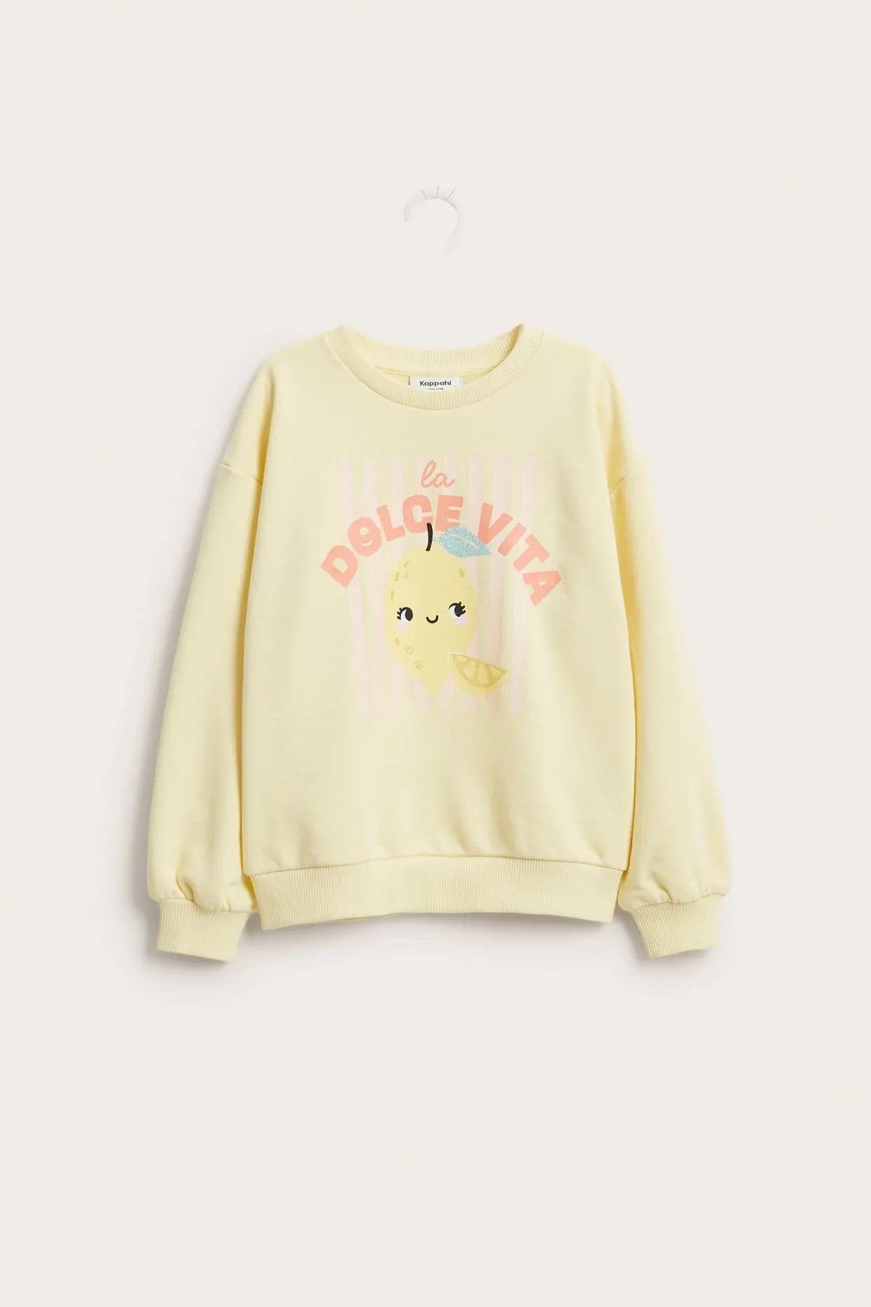Sweatshirt med tryck