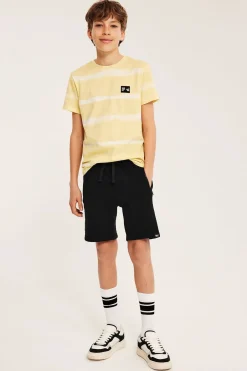 Sweatshorts i bomullstrikå