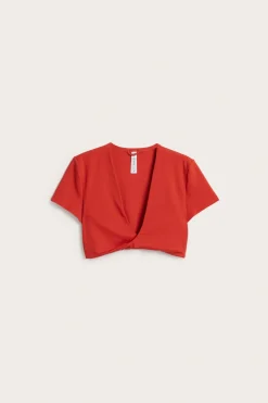 Topp i mjuk stretchjersey