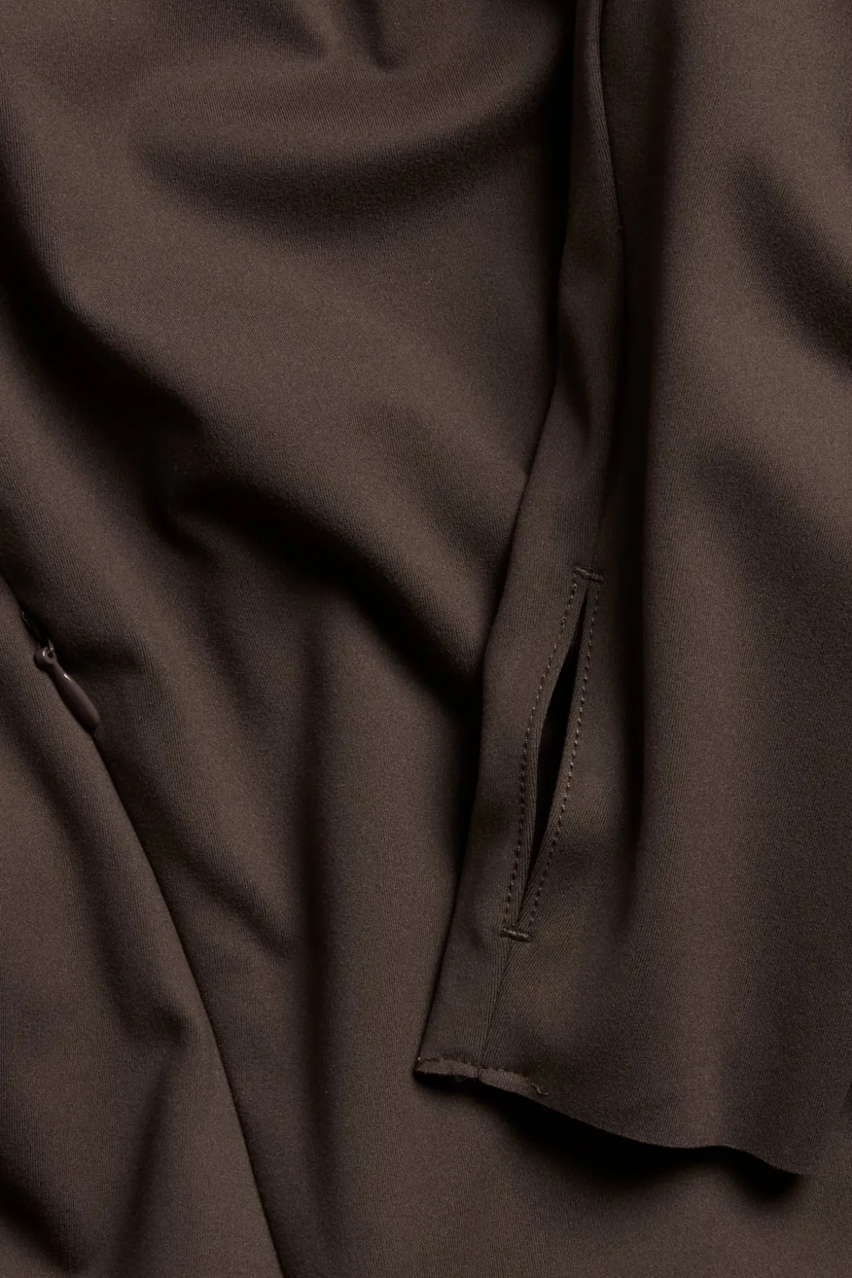 Träningsjacka i mjuk stretchjersey