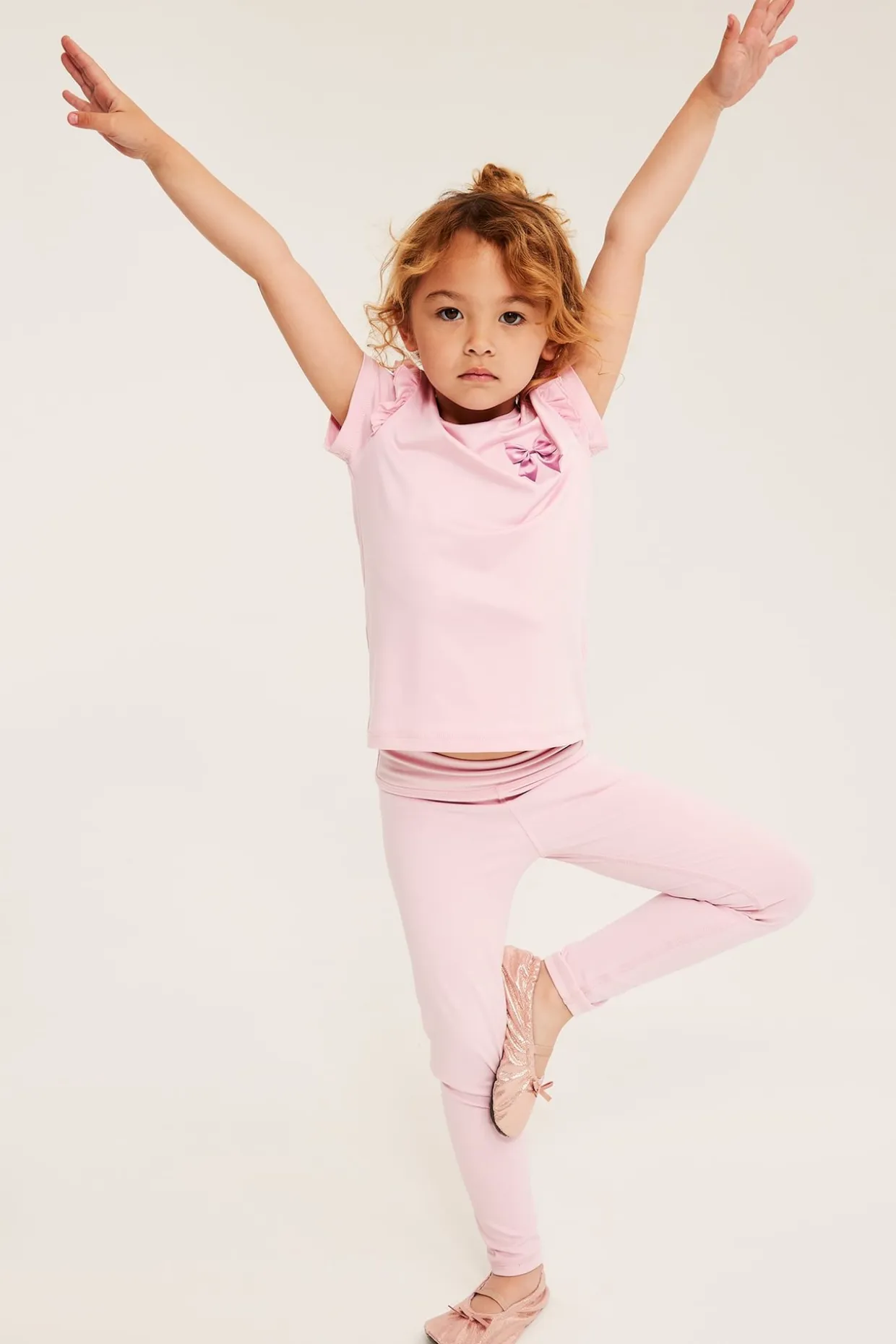 Träningsleggings i stretchig jersey