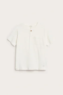 T-shirt i slubtrikå med ficka