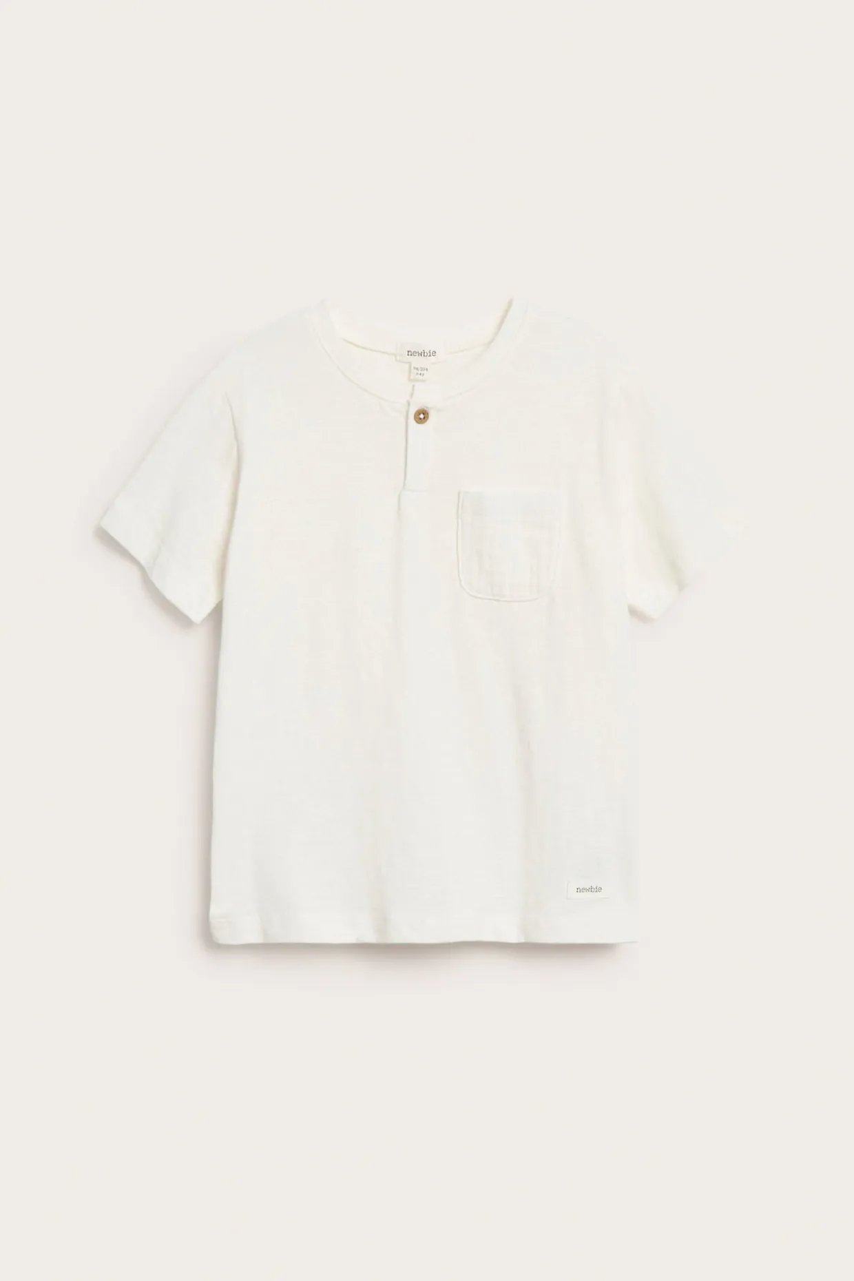 T-shirt i slubtrikå med ficka