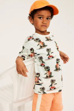 T-shirt med krokodiler