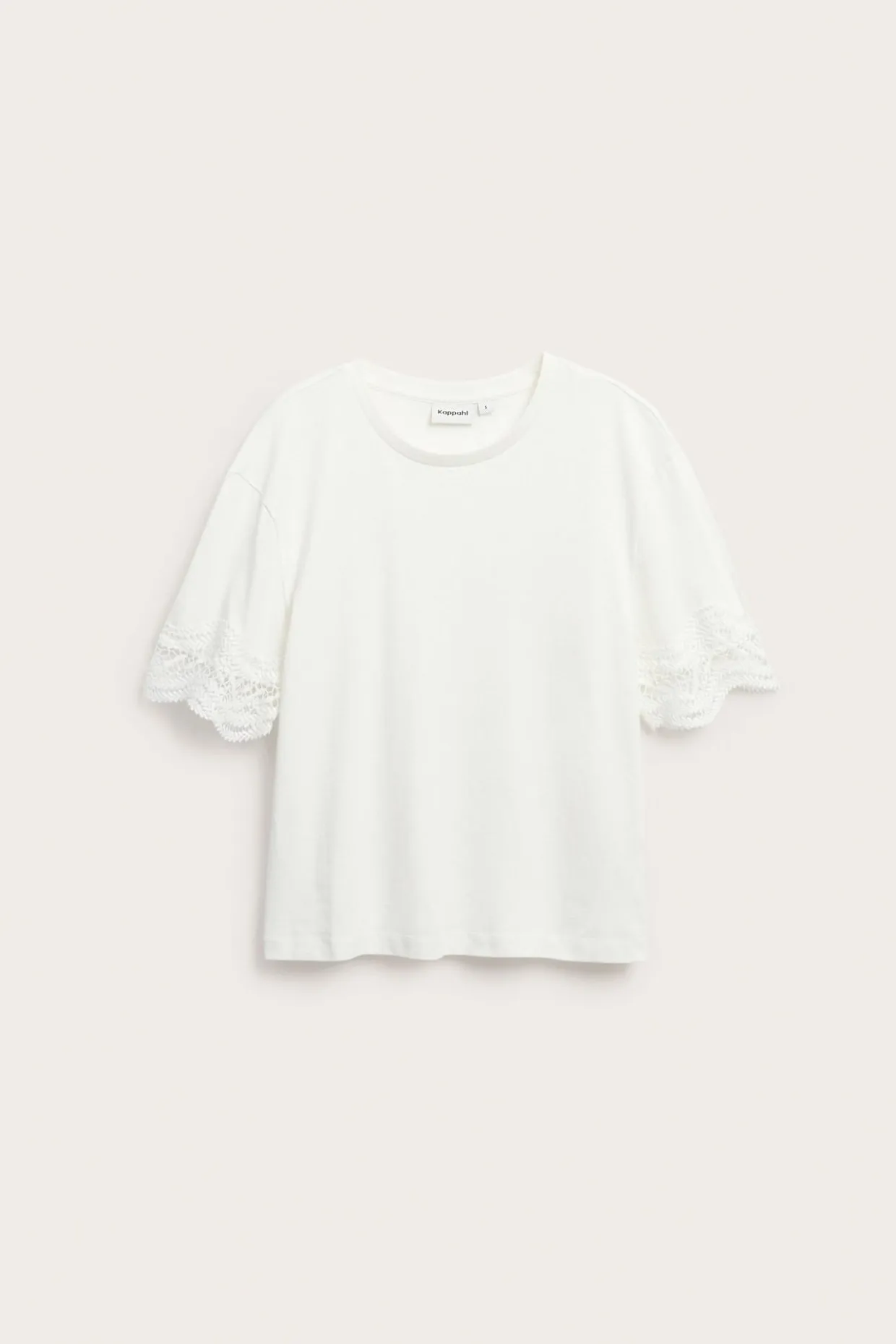 T-shirt med spets