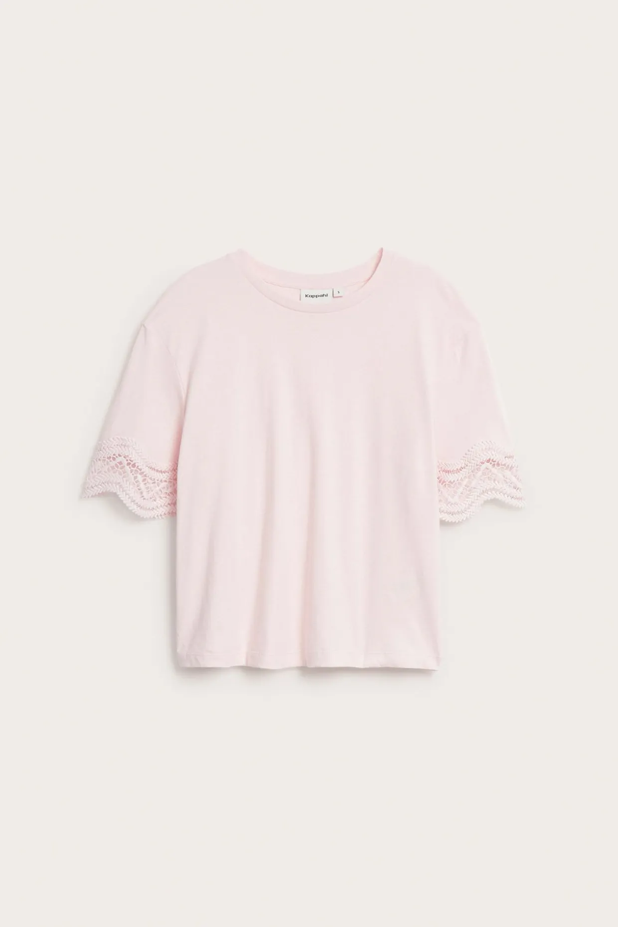 T-shirt med spets