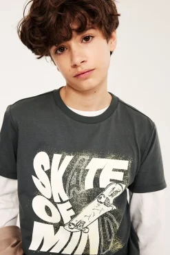 T-shirt med tryck