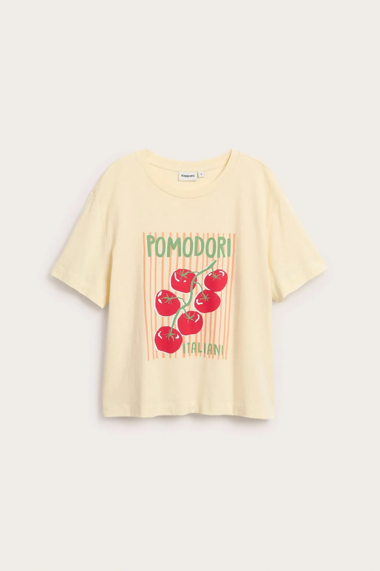 T-shirt med tryck "Pomodori"