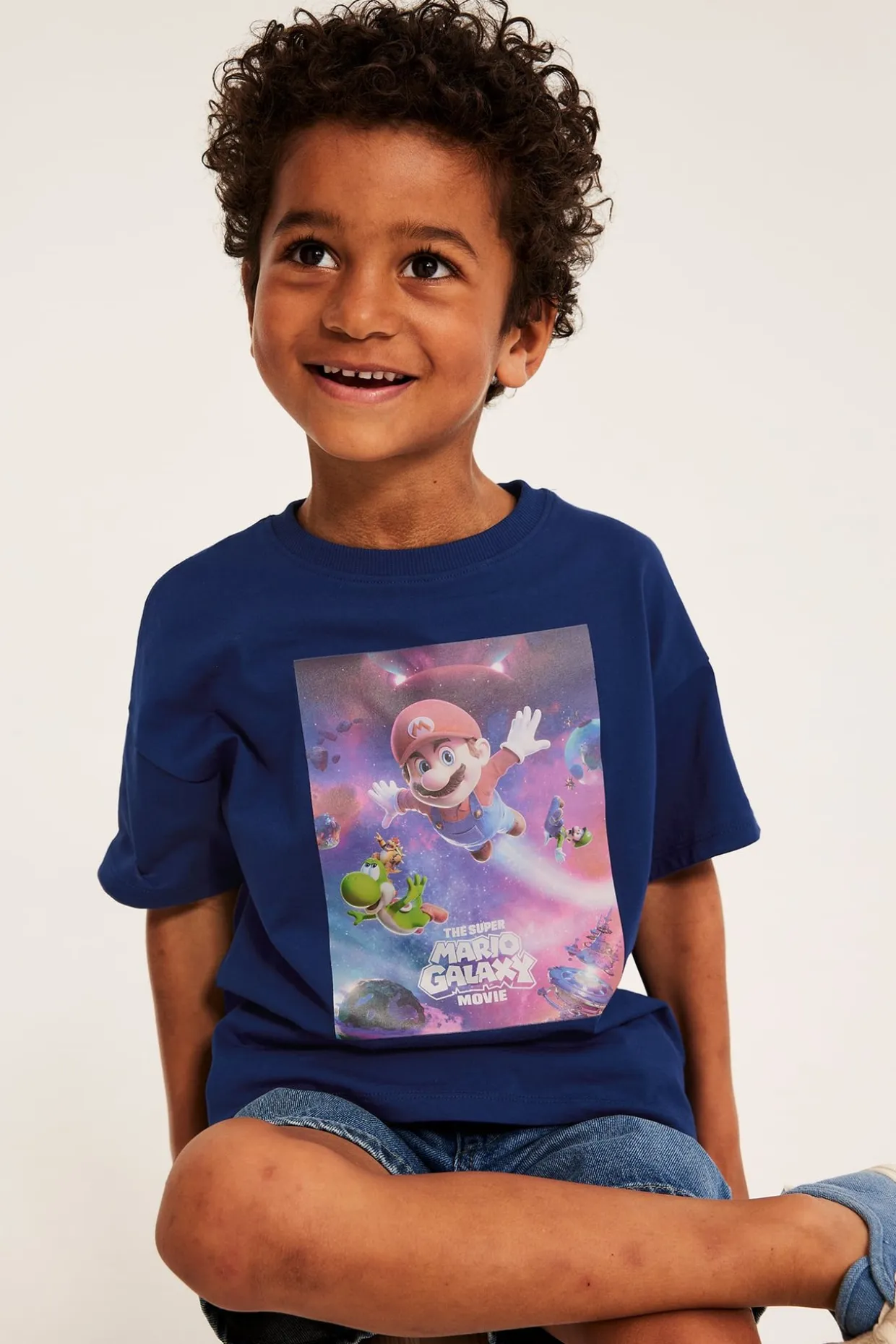 T-shirt Super Mario Galaxy i bomullstrikå
