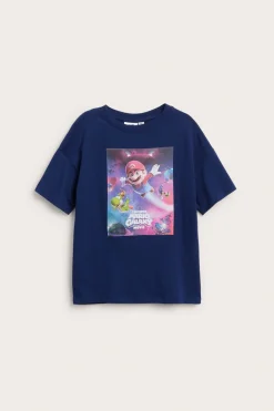 T-shirt Super Mario Galaxy i bomullstrikå