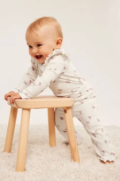 Utsvängda leggings med fjärilar