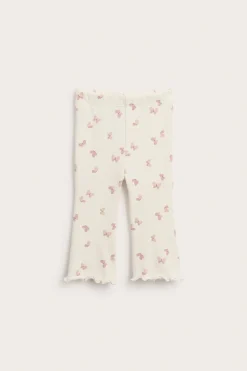 Utsvängda leggings med fjärilar