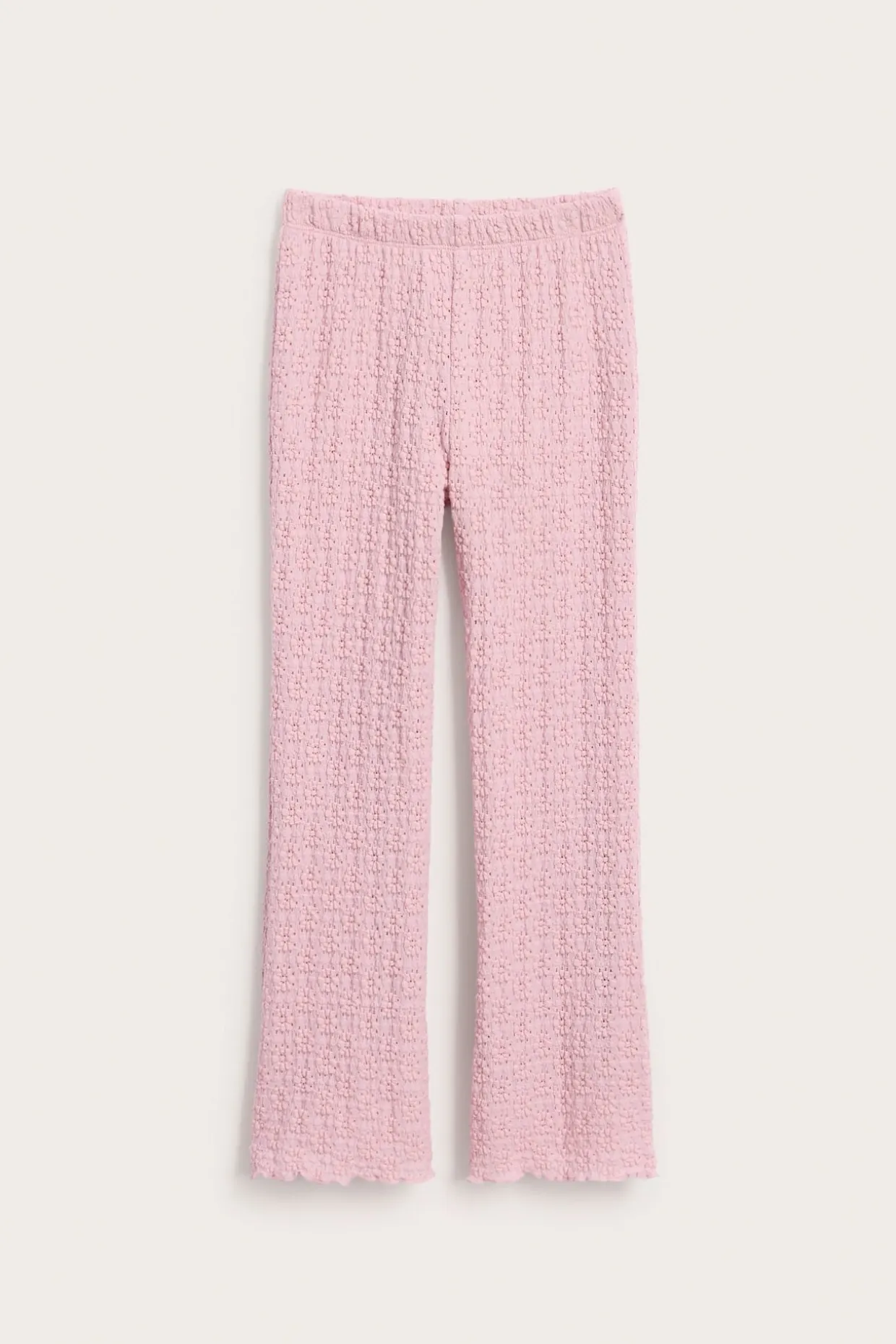 Utsvängda spetsleggings