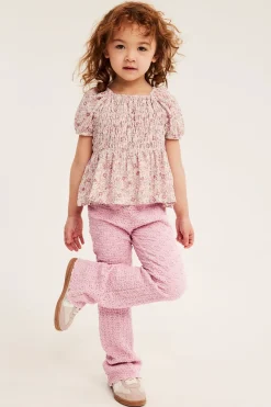 Utsvängda spetsleggings