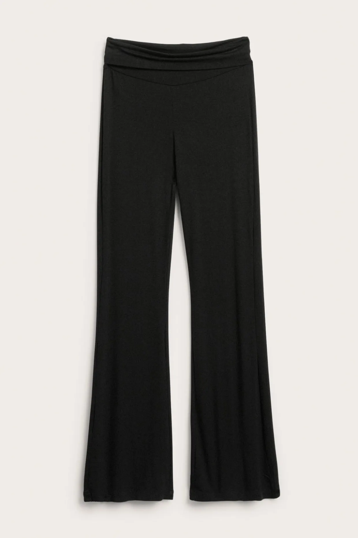 Utsvängda yoga pants i viskosjersey
