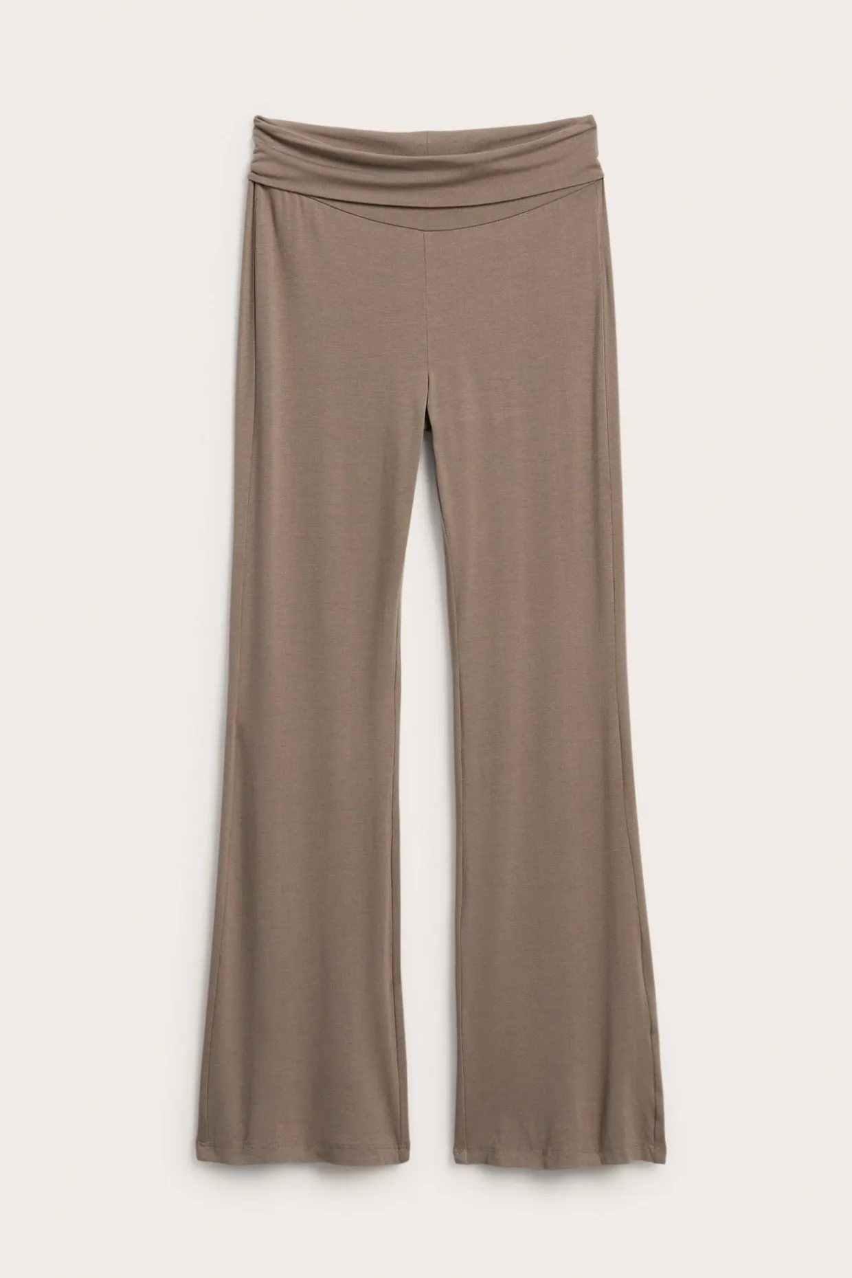 Utsvängda yoga pants i viskosjersey