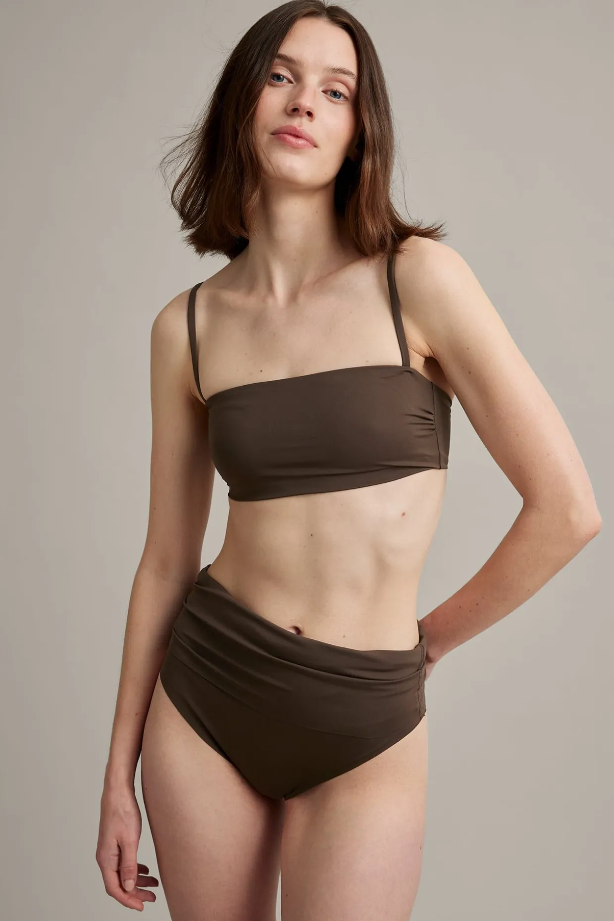Vadderad bandeaubikini-bh