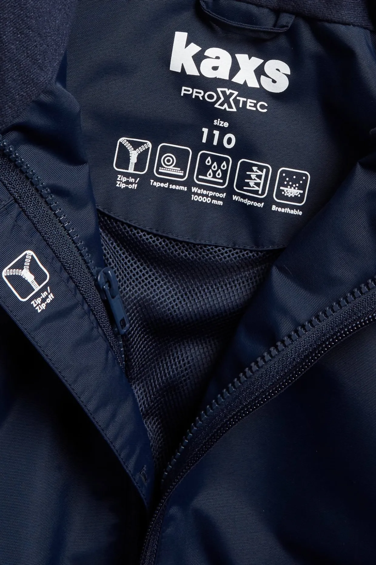 Vattentät skaljacka zip-in / zip-off Kaxs Proxtec