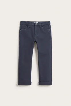 Vävda byxor i twill