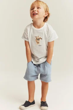 Vävda shorts