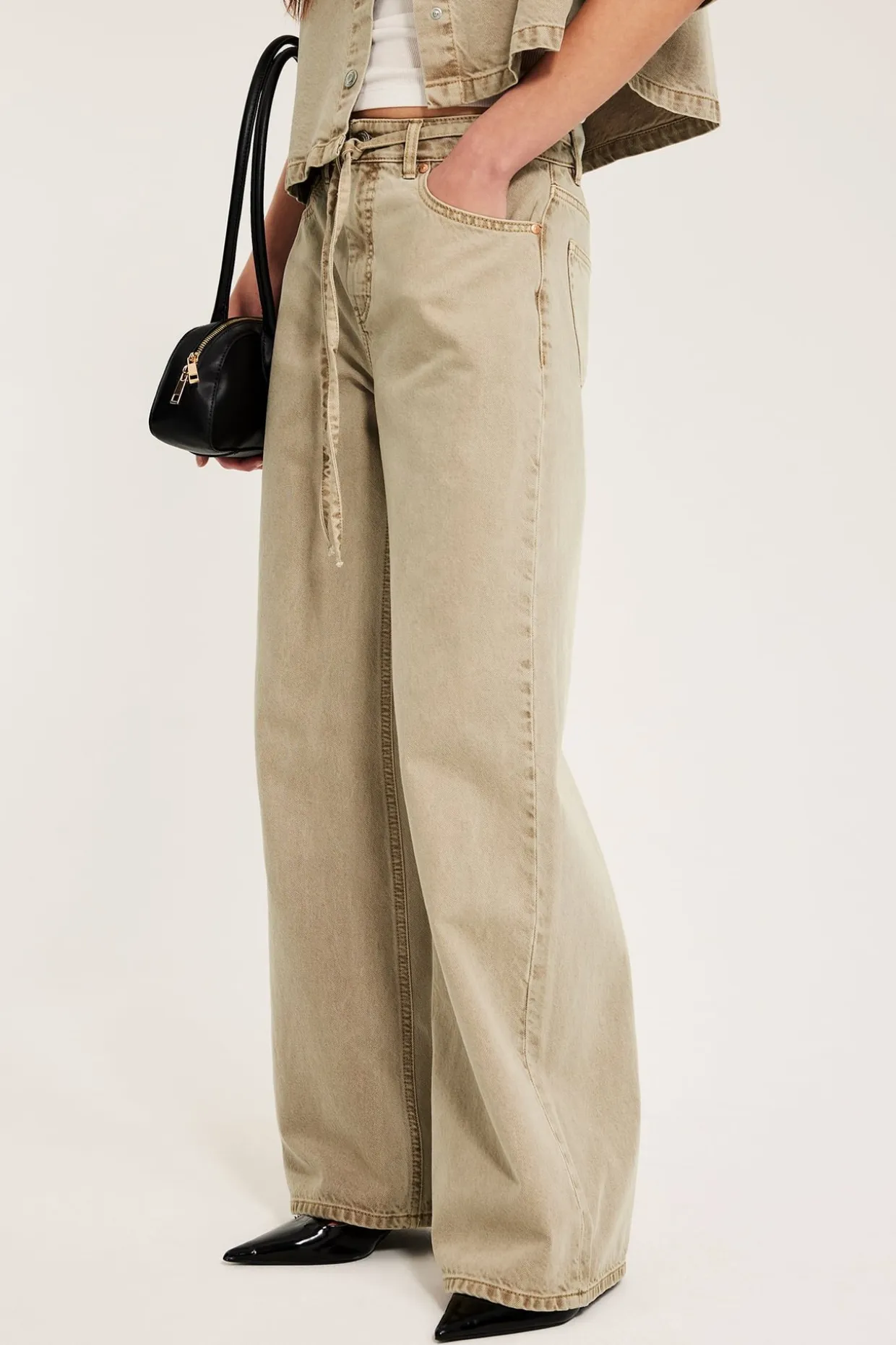 Wide jeans high waist