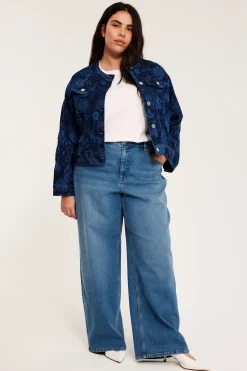 Wide jeans high waist
