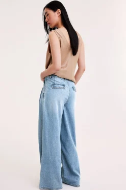 Wide jeans high waist