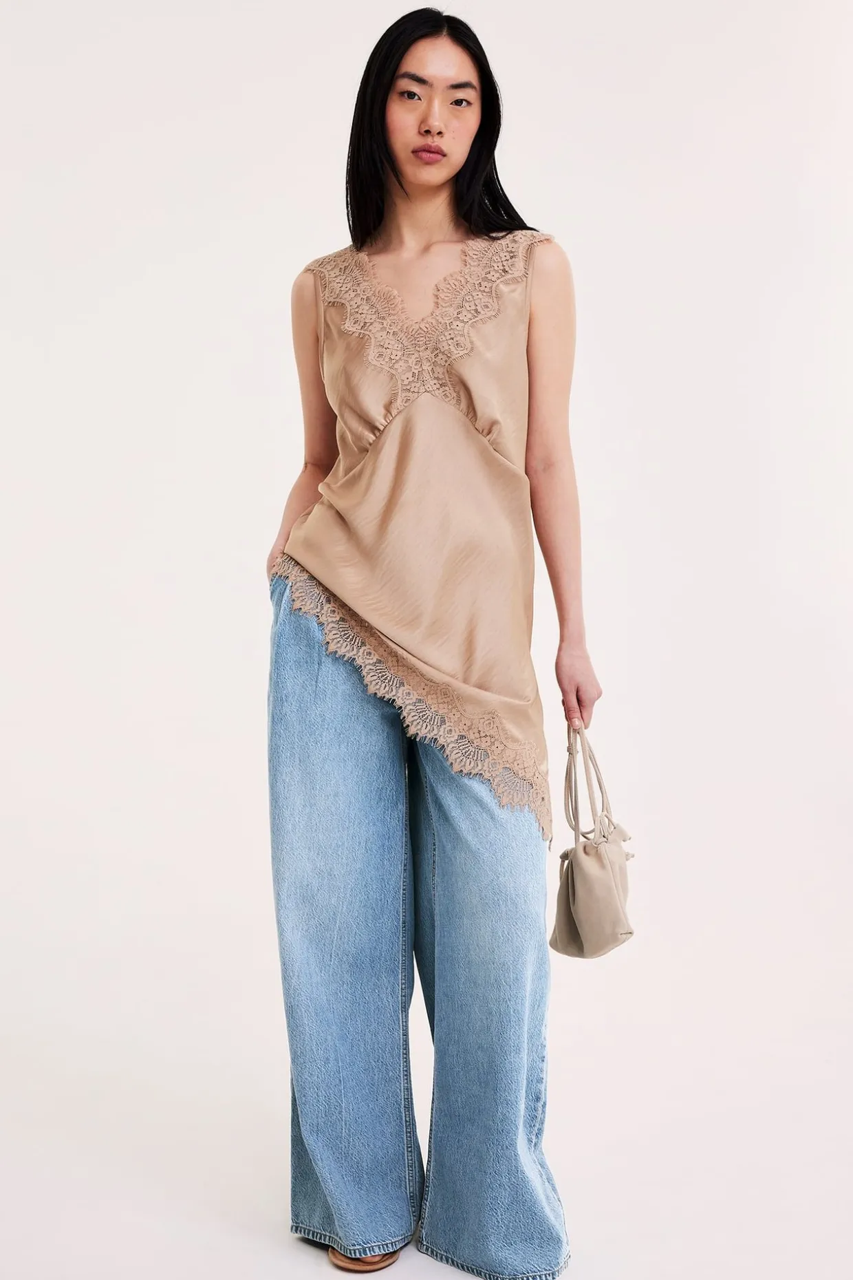 Wide jeans high waist
