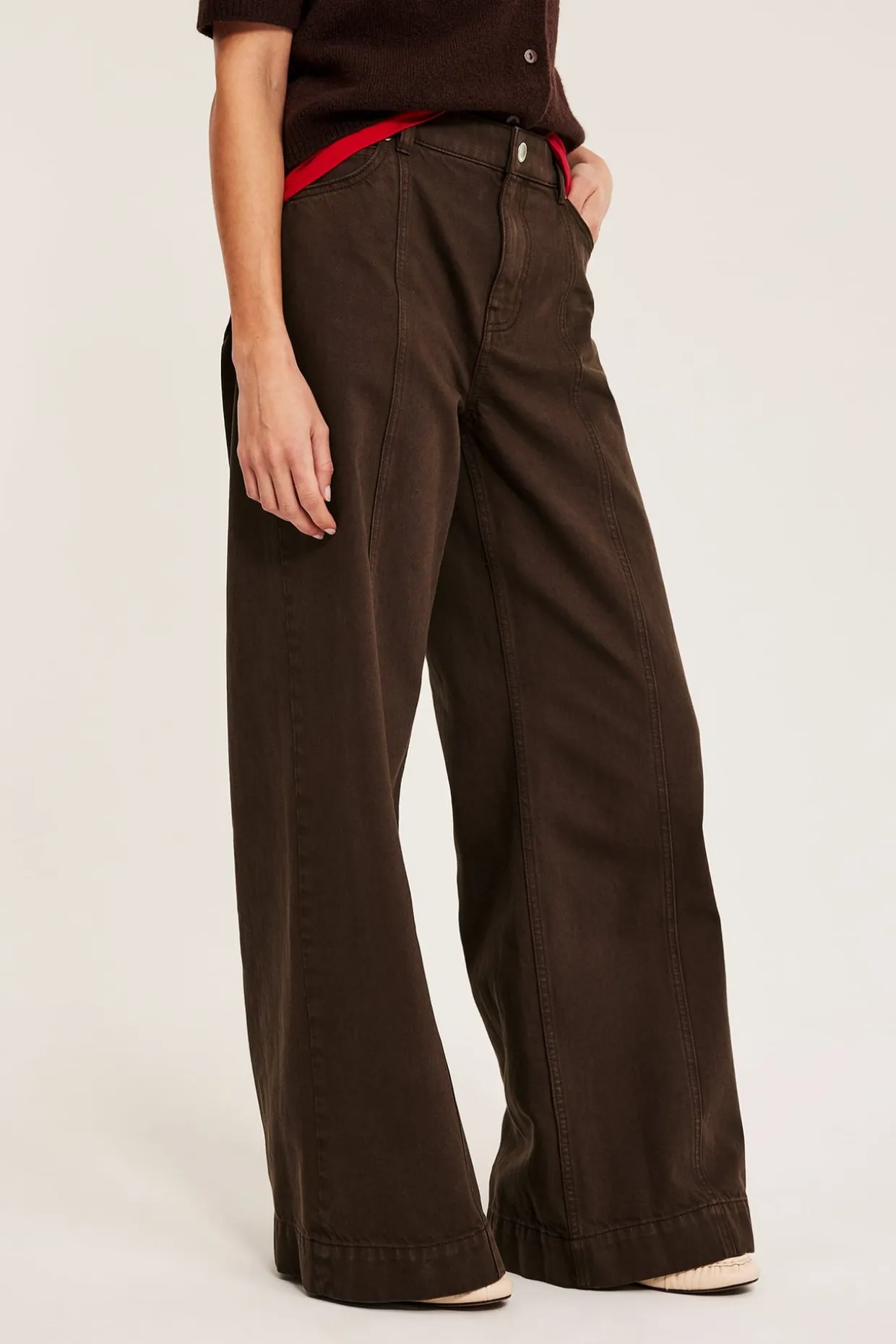 Wide jeans high waist