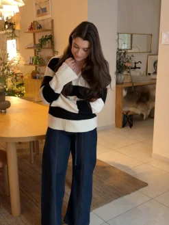 Wide jeans high waist