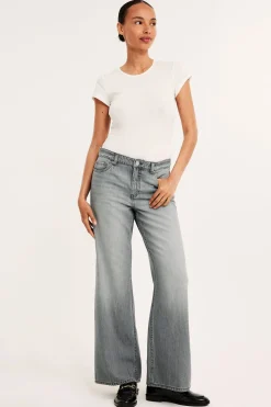 Wide jeans high waist