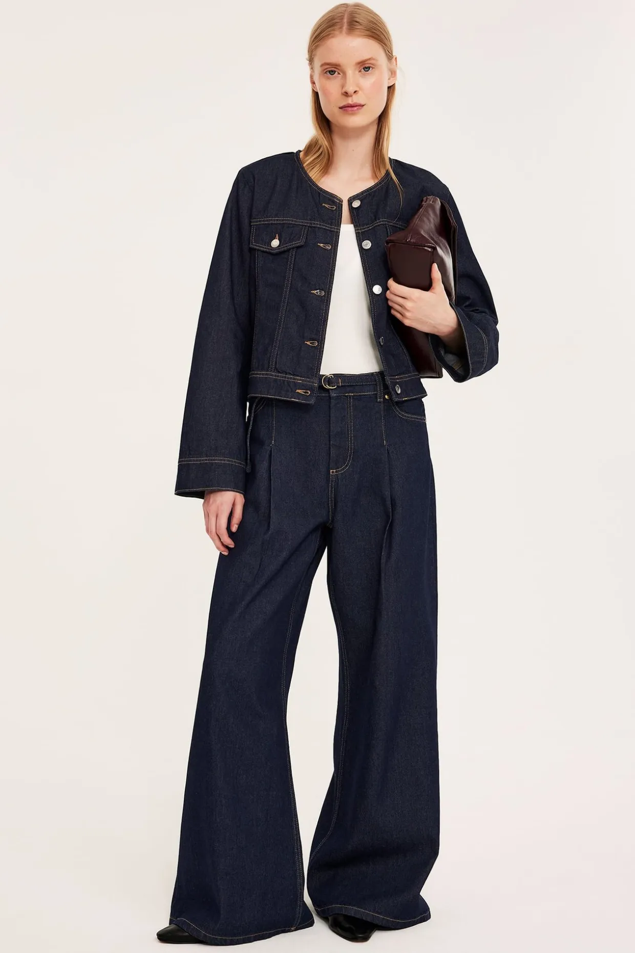 Wide jeans high waist