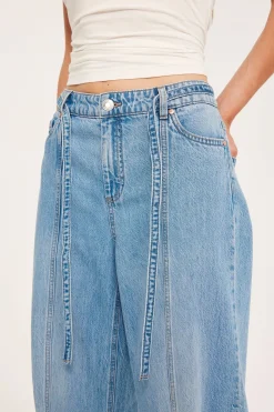 Wide jeans high waist