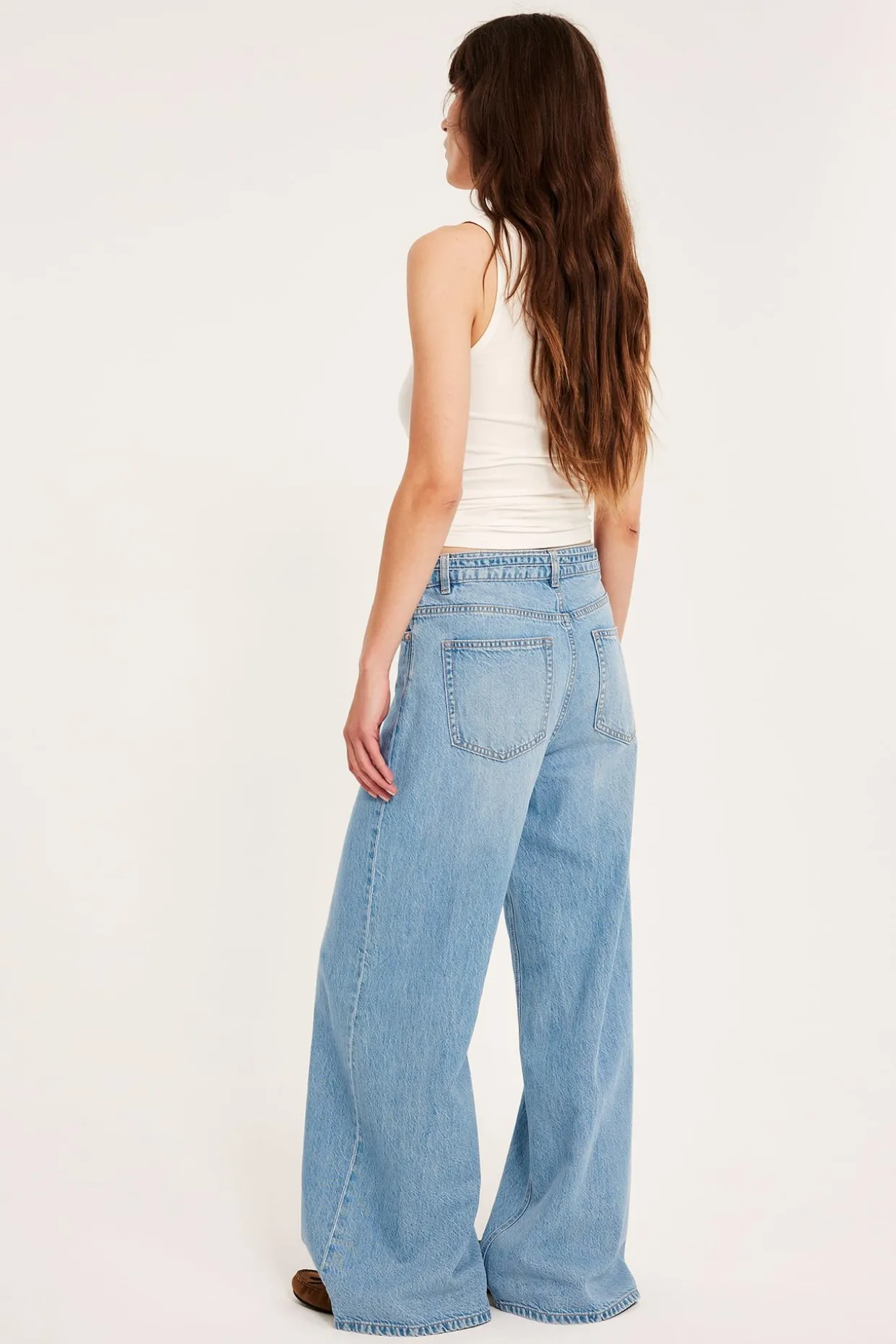 Wide jeans high waist