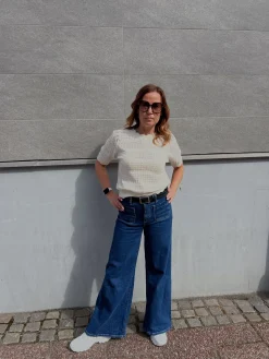 Wide jeans high waist