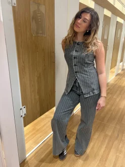 Wide jeans high waist